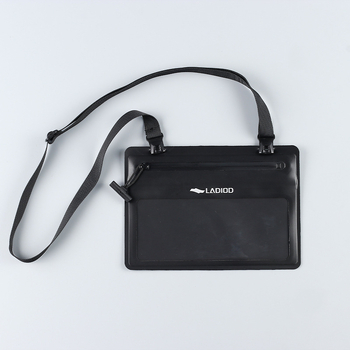 Vodootporna PVC crossbody torba za vanjske vodene aktivnosti, minimalistički dizajn, kompatibilan s dodirnim zaslonom, unisex