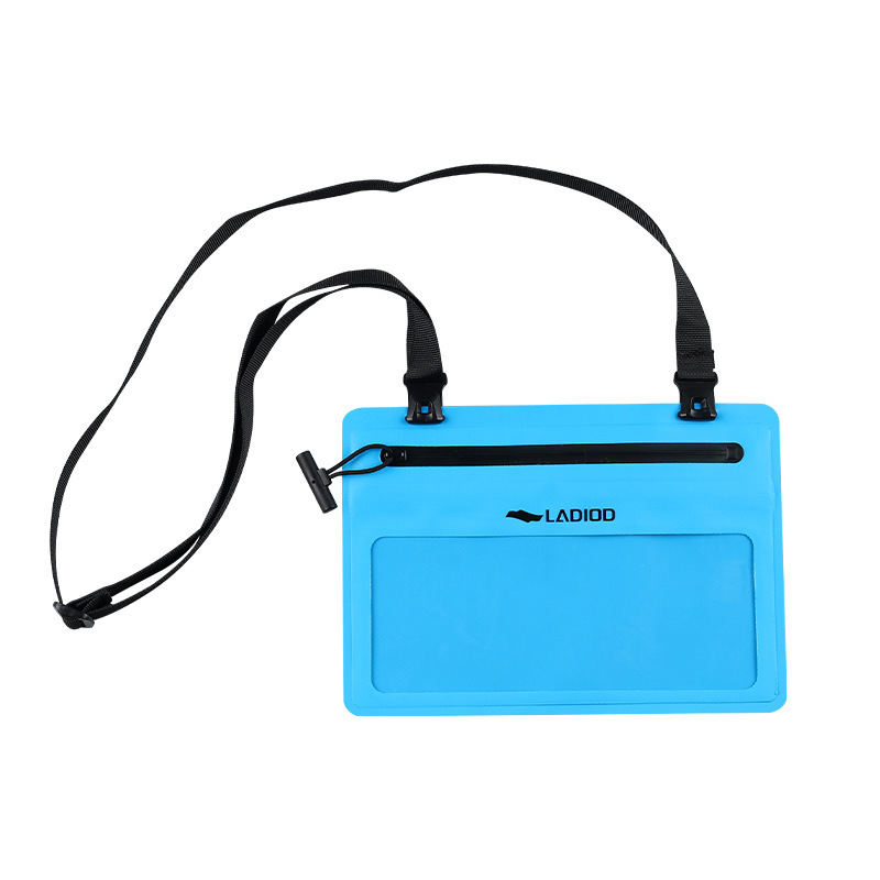 Vodootporna PVC crossbody torba za vanjske vodene aktivnosti, minimalistički dizajn, kompatibilan s dodirnim zaslonom, unisex