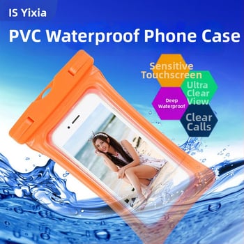 Plutajući vodootporna futrola za telefon — prozirni PVC, pogodna za ronjenje i plivanje na otvorenom
