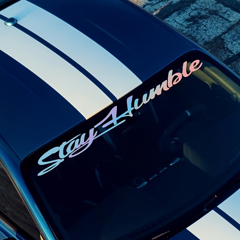 Velika naljepnica za vjetrobransko staklo automobila za personalizaciju s kreativnim i diskretnim dizajnom.