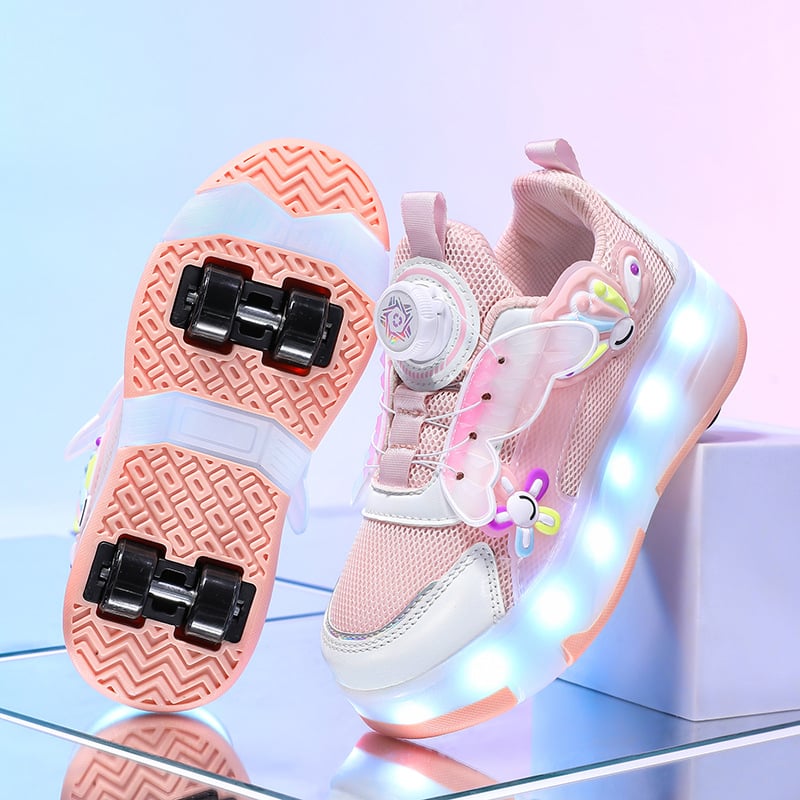 Dječje rolerice s PU kotačima, dvostruki kotači, univerzalno, Heelys cipele