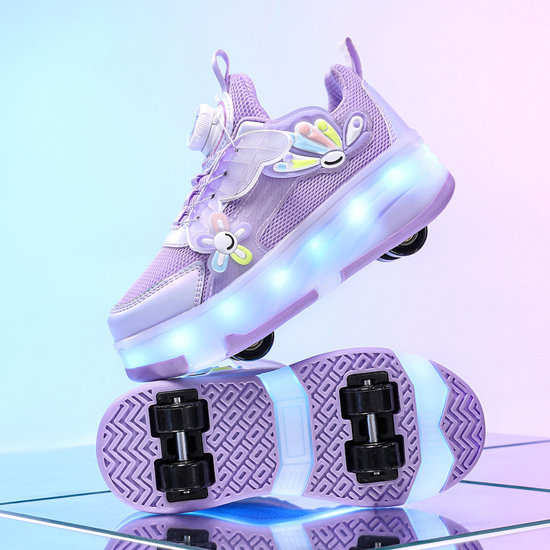 Dječje rolerice s PU kotačima, dvostruki kotači, univerzalno, Heelys cipele