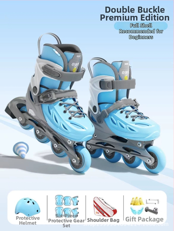 Dječje inline patike s čvrstim kućištem, za početnike, unisex