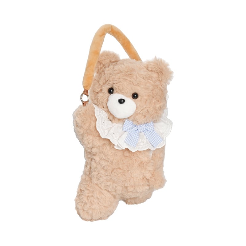 Κουτί χαρτομάντηλων αυτοκινήτου με κρεμαστό σχέδιο αρκούδας | Μαλακό γέμισμα | Διπλή χρήση για σπίτι και αυτοκίνητο | Blue rain