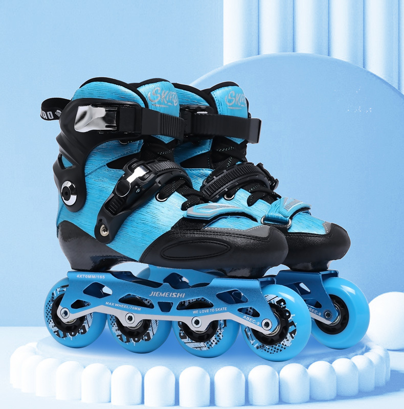 Dječje karbonske rol skates Roselle, PU kotači, jednostruka konfiguracija
