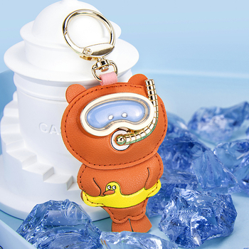 Breloc din piele Octopus – desen animat cu animal marin, stil drăguț, IP autorizat Octopus