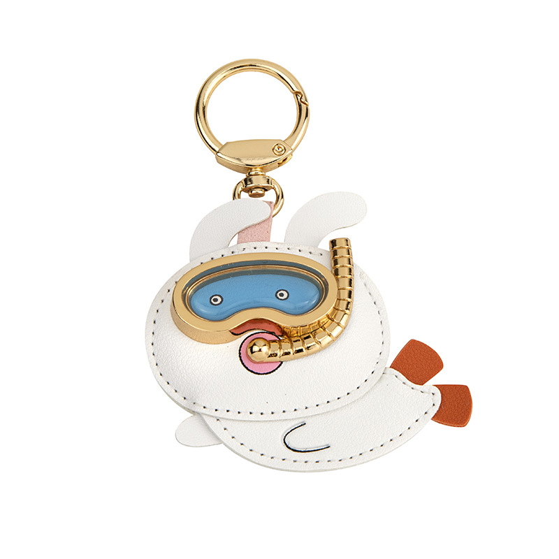 Breloc din piele Octopus – desen animat cu animal marin, stil drăguț, IP autorizat Octopus