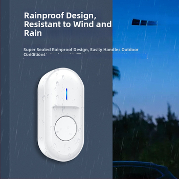 Senzorový domový zvonček, nabíjateľný, 55 melódií, pre domáce použitie