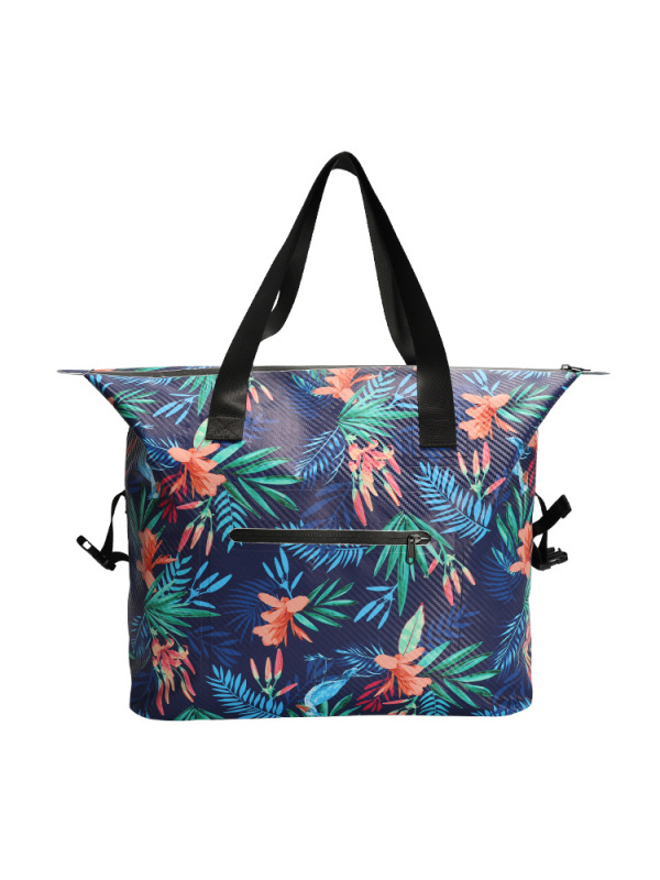 Plažna torba s digitalnim otiskom, karbonska vlakna, vodootporan materijal, kapacitet 30 L, unisex