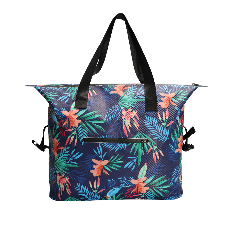 Plažna torba s digitalnim otiskom, karbonska vlakna, vodootporan materijal, kapacitet 30 L, unisex