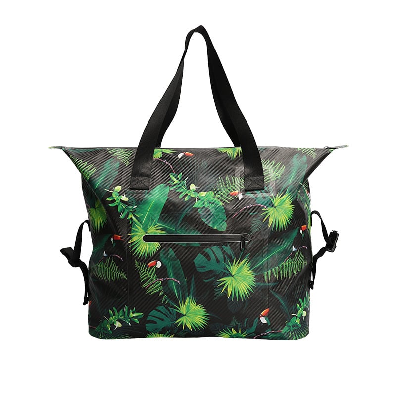 Plažna torba s digitalnim otiskom, karbonska vlakna, vodootporan materijal, kapacitet 30 L, unisex