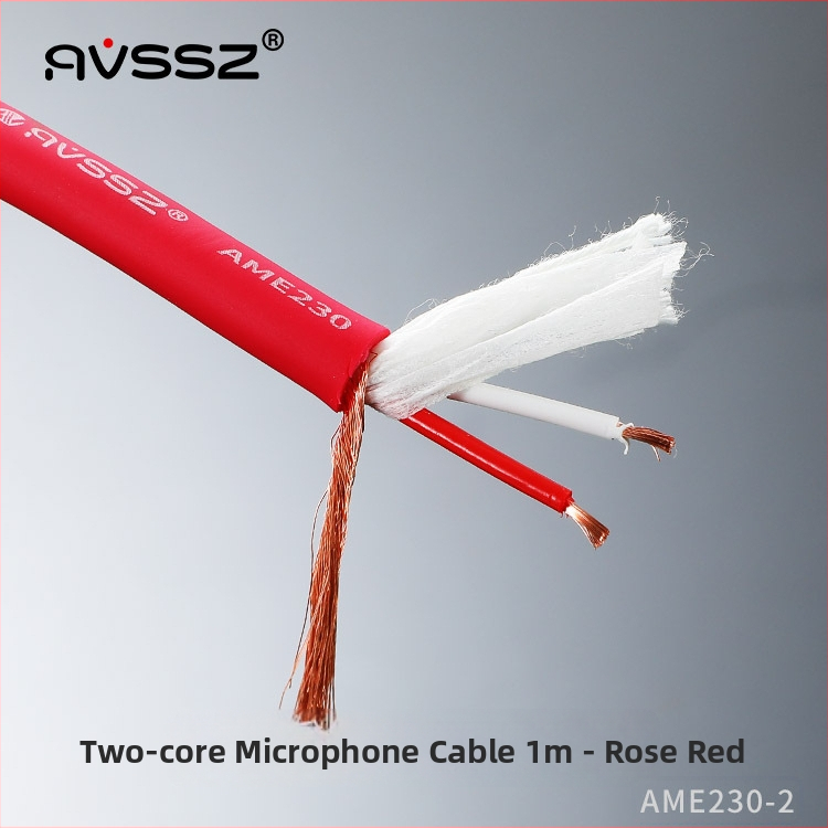 AVSSZ Mikrofónový kábel, pružná PVC plášť, RoHS certifikovaný, pre audio a video
