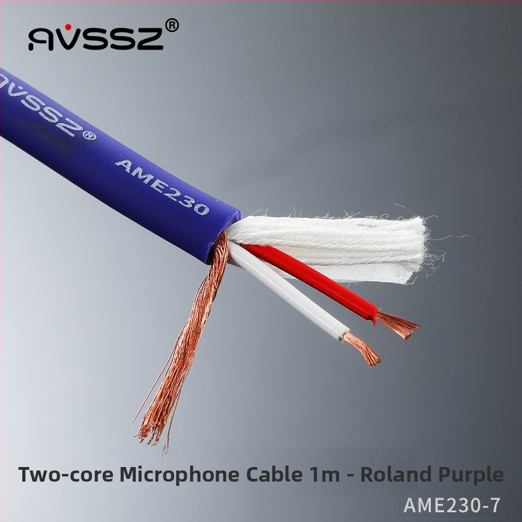 AVSSZ Mikrofónový kábel, pružná PVC plášť, RoHS certifikovaný, pre audio a video