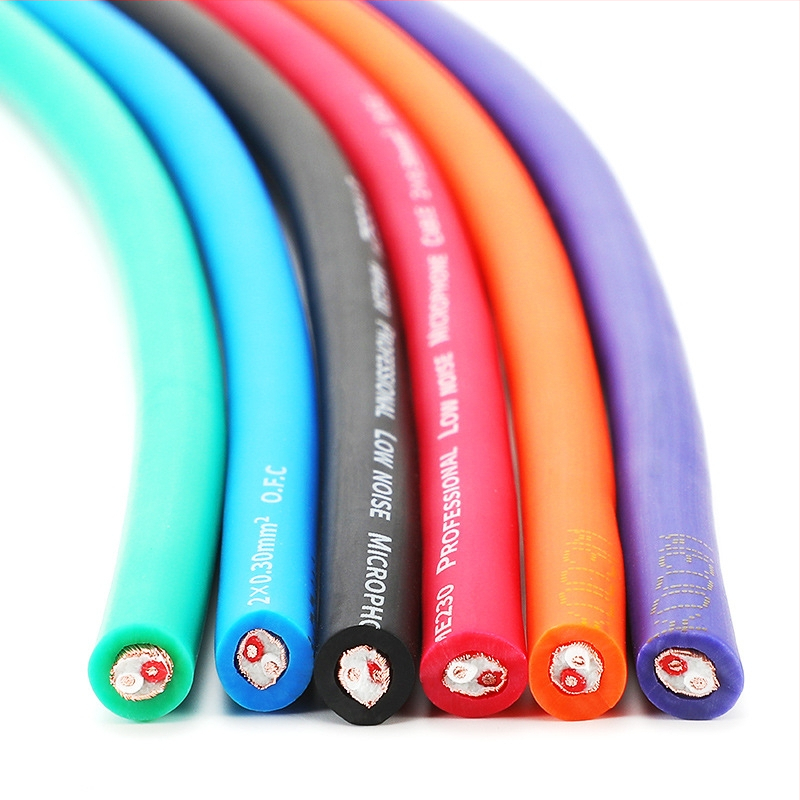 AVSSZ Mikrofónový kábel, pružná PVC plášť, RoHS certifikovaný, pre audio a video