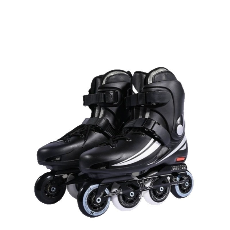 Négykerekű inline görkorcsolya felnőtteknek, uniszex, PU kerekek, felső és talp PP