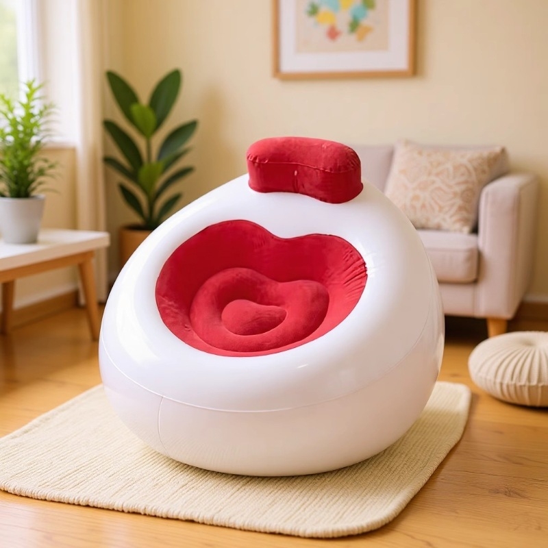 Canapea gonflabilă în formă de inimă pentru exterior – PVC ecologic; Brand Nothing; Brand privat autorizat: Da