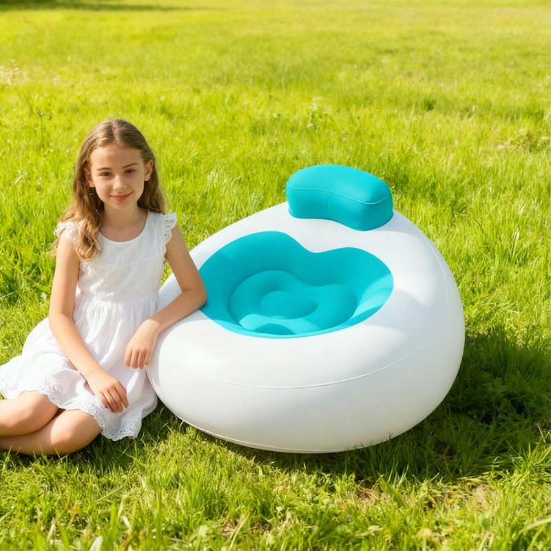 Canapea gonflabilă în formă de inimă pentru exterior – PVC ecologic; Brand Nothing; Brand privat autorizat: Da