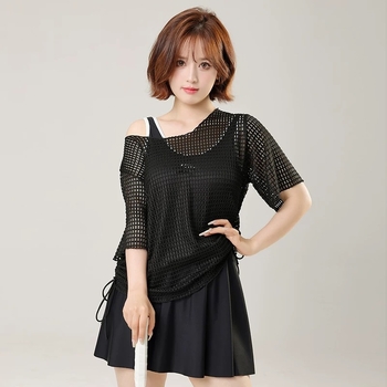 Costum de baie întreg pentru femei, cu bureți la bust, spate decupat, material poliester, căptușit poliester