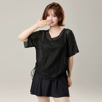 Costum de baie întreg pentru femei, cu bureți la bust, spate decupat, material poliester, căptușit poliester