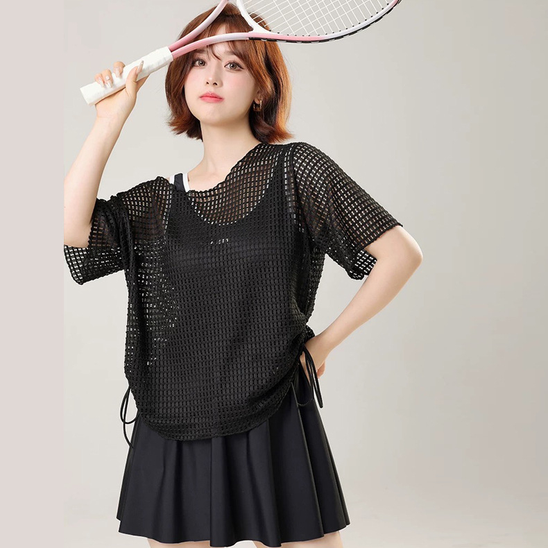 Costum de baie întreg pentru femei, cu bureți la bust, spate decupat, material poliester, căptușit poliester