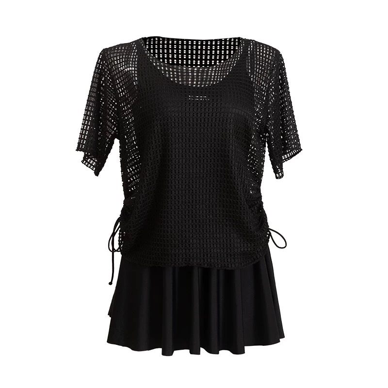 Costum de baie întreg pentru femei, cu bureți la bust, spate decupat, material poliester, căptușit poliester