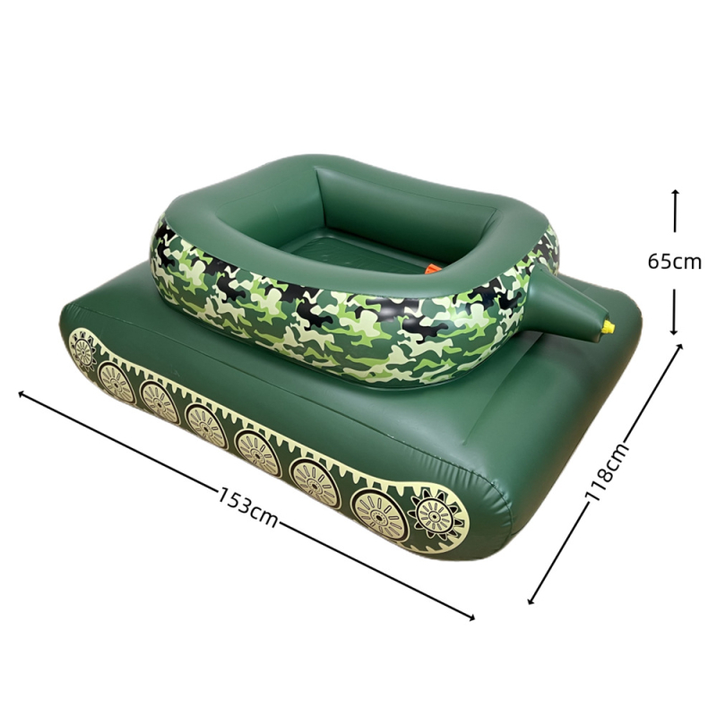 Joc cu tank de apă: luptă cu pistol de apă — Material: PVC ecologic; Brand: HM; Categoria: Altele