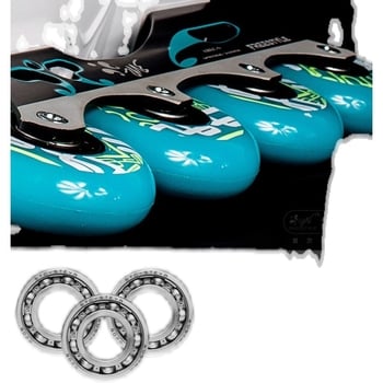 Faith Freestyle Inline rolke – Unisex, Kotači u jednom redu, Potplat: Drugi materijal, Materijal kotača: Drugi materijal