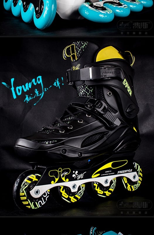 Faith Freestyle Inline rolke – Unisex, Kotači u jednom redu, Potplat: Drugi materijal, Materijal kotača: Drugi materijal
