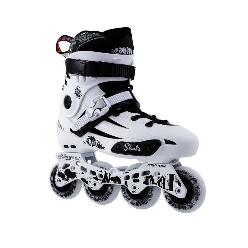 Role skate – unisex, partea superioară PP, roți PU, talpă din aliaj, un singur rând de roți