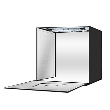 Sklopiva kutija za fotografsko atelje, model ZK-RY-04; materijal: blackout Oxford tkanina + reflektirajuća aluminijska tkanina; težina 4600 g; za profesionalnu fotografiju