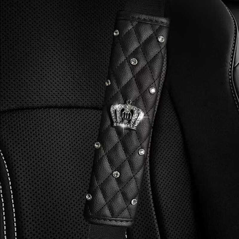 Set accesorii interioare auto cu pernă lombară, husă pentru maneta de viteză și protecție pentru umăr — Jinhuangda, material piele, personalizabil, potrivit cadourilor