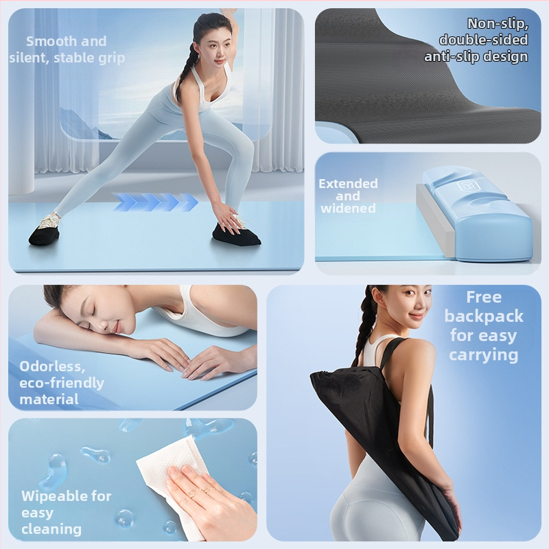 Μάτ γλιστρήματος για εκπαίδευση σκι, από PE καουτσούκ, αντιολισθητικό, κωδικός προϊόντος Oes-hxd