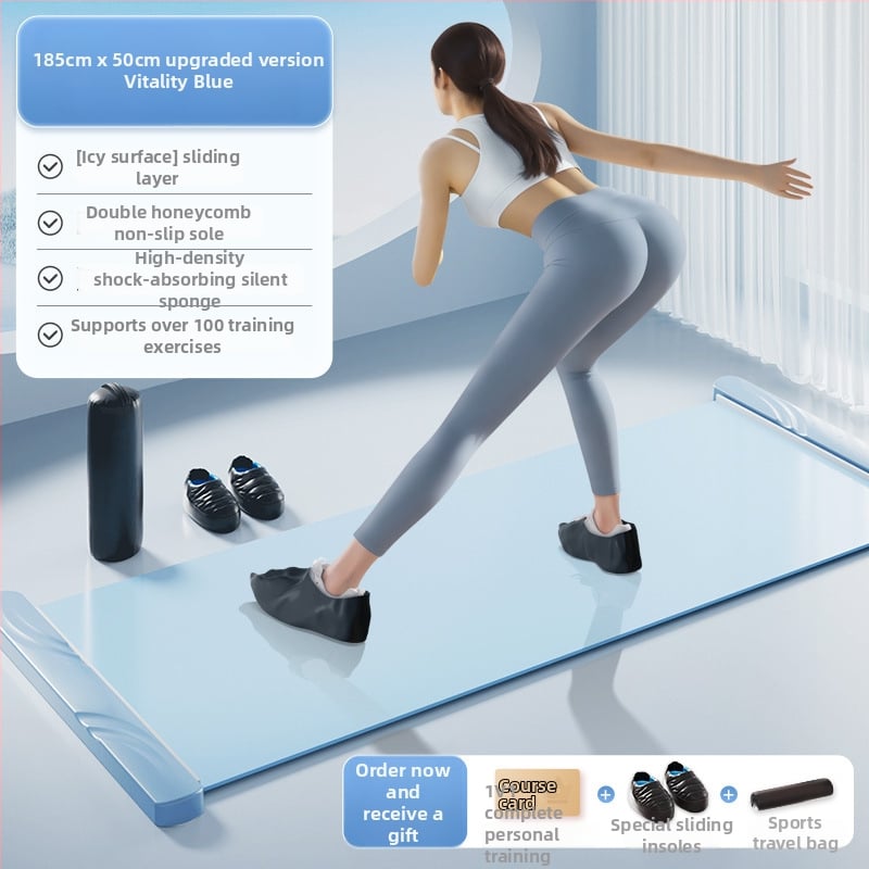 Μάτ γλιστρήματος για εκπαίδευση σκι, από PE καουτσούκ, αντιολισθητικό, κωδικός προϊόντος Oes-hxd