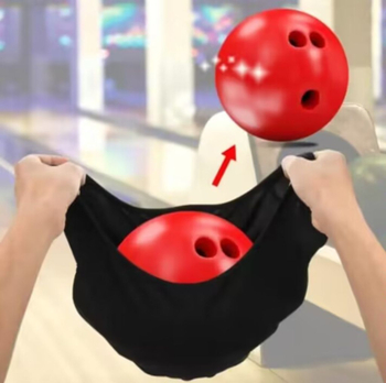 Torba za čišćenje bowling lopte s krpom od mikrovlakana – poliester, F140