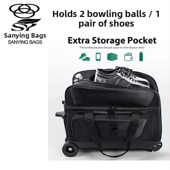 Taška na bowling s kapacitou pre 2 loptičky a samostatným priehradkom na topánky, materiál Oxford cloth, hmotnosť 3 kg, model SYTB394