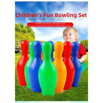 Set na bowling pre deti - vnútorné/vonkajšie použitie, rodičovsko-detský šport, detská hračka