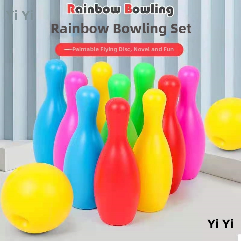 Set na bowling pre deti - vnútorné/vonkajšie použitie, rodičovsko-detský šport, detská hračka