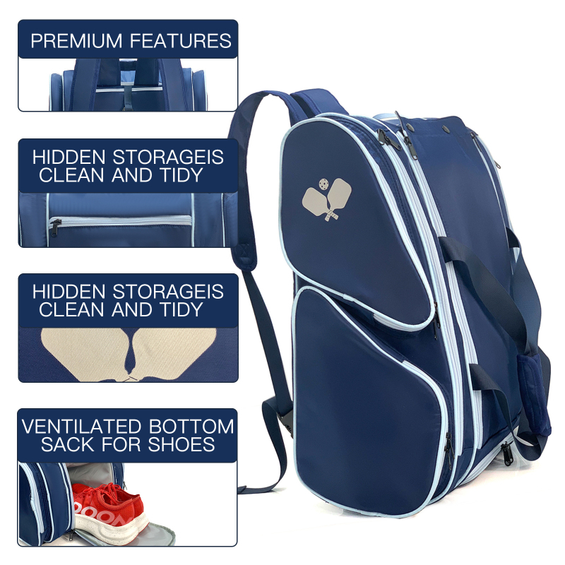 SPELIKO sportski ruksak od vodootpornog materijala, suho–mokro odjeljenje, odvojeni pretinac za tenisice, visok kapacitet, zakrivljene naramenice