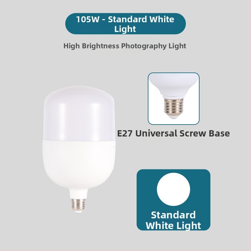 Επαγγελματικό φως φωτογράφισης με υποδοχή E27, 3 ρυθμίσεις θερμοκρασίας χρώματος, ρύθμιση φωτεινότητας, εμβέλεια 2 μ, 110–220 V