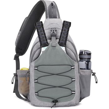 Чанта за Pickleball и тенис с презрамка през рамо, Oxford плат, персонализируема чанта за ракети за бадминтон и тенис на маса