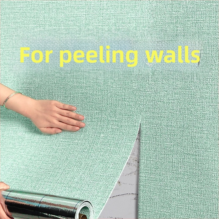 Zidna naljepnica s teksturom platna, samoljepljiva, vodootporna i otporna na vlagu, dekorativni zidni naljepnica; materijal: Xpe pjena; uzorci: jednobojni, oblaci, zvjezdano nebo; 1 komad; pogodno za ured i stambene prostore; moderan ravni stil