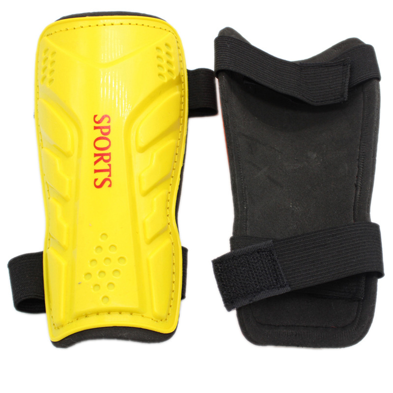 Детски протектори за пищял за футбол с двойни презрамки — пластмасова защита за крак, 34 g на бр.