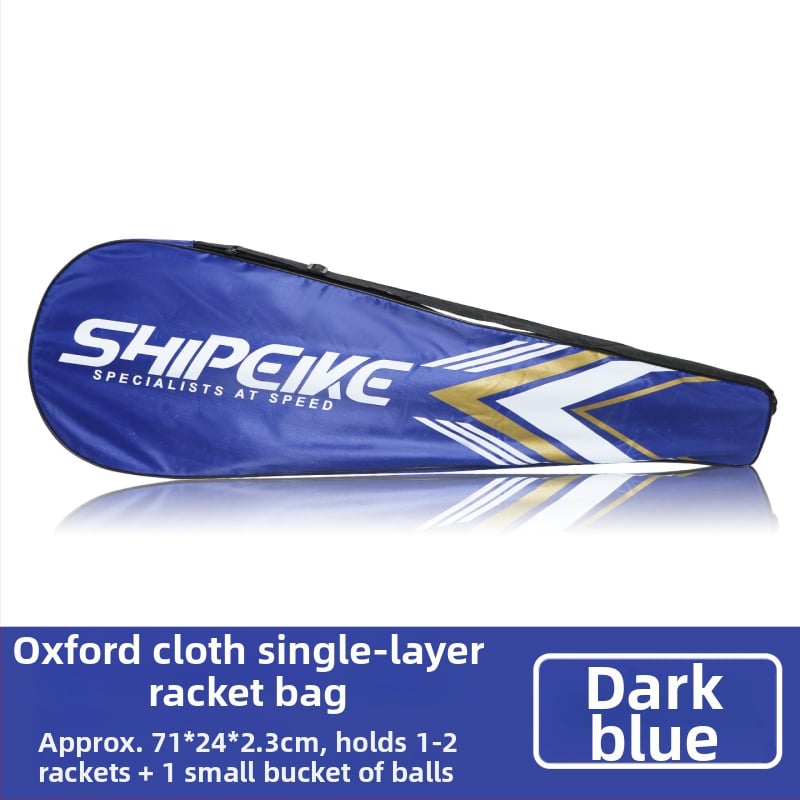 Torba za badminton s jednom naramenicom, unisex, jednoslojna torba za 1–2 reketa, Oxford tkanina