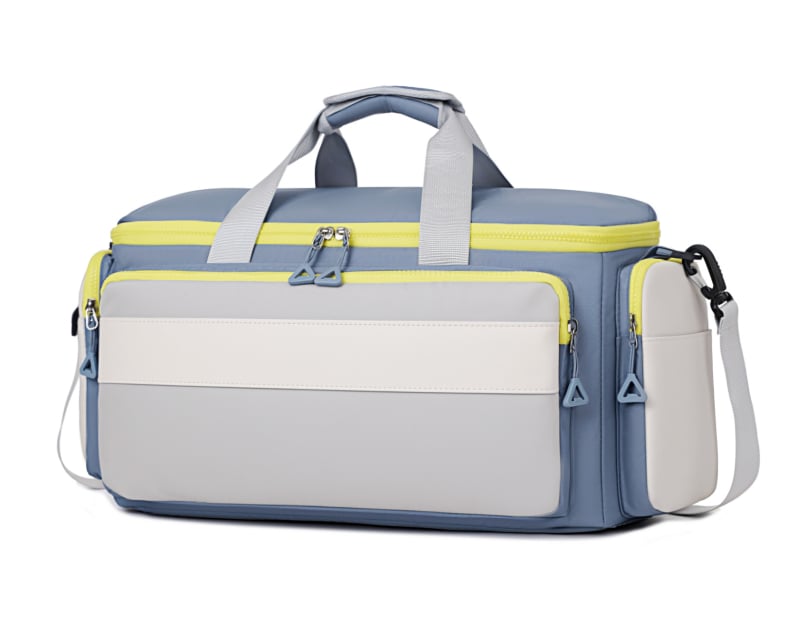 Nylon sport utazótáska cipőrekesszel és pamut béléssel, uniszex, ideális tenisze és tollaslabda felszereléséhez