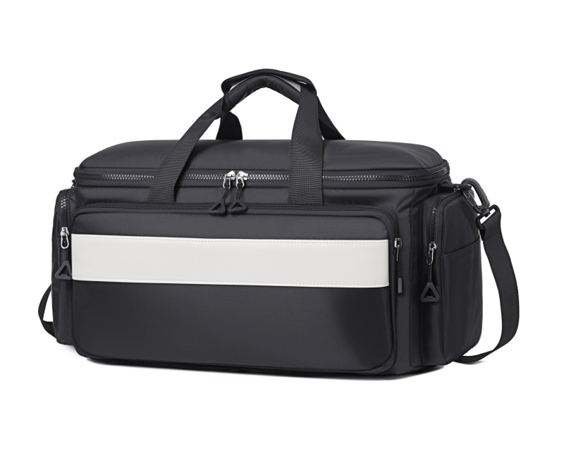 Nylon sport utazótáska cipőrekesszel és pamut béléssel, uniszex, ideális tenisze és tollaslabda felszereléséhez