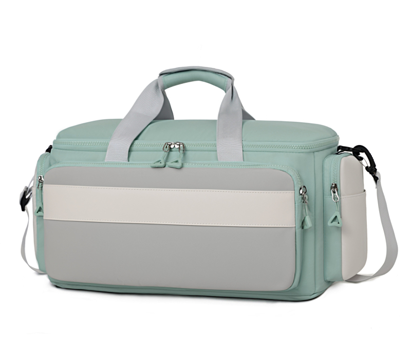 Nylon sport utazótáska cipőrekesszel és pamut béléssel, uniszex, ideális tenisze és tollaslabda felszereléséhez