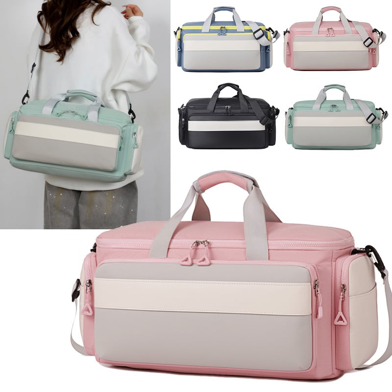 Nylon sport utazótáska cipőrekesszel és pamut béléssel, uniszex, ideális tenisze és tollaslabda felszereléséhez