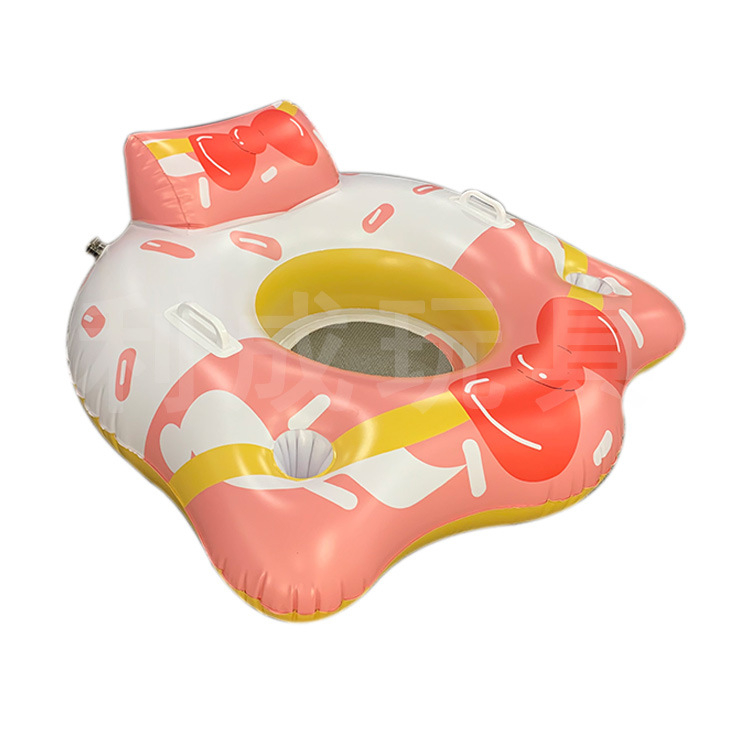 Naduvljiva ležaljka za bazen donut oblik – PVC, LCWJ marka, model LCDJZ003