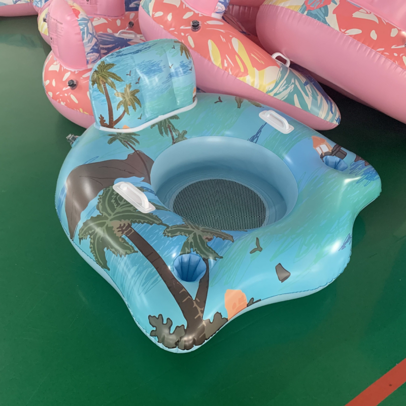 Naduvljiva ležaljka za bazen donut oblik – PVC, LCWJ marka, model LCDJZ003