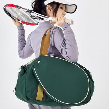 Hongyase Unisex Τσάντα Τένις, Ultra-light Πολυεστερας, Αναδιπλούμενη, Με Πολλαπλές Θήκες, Αστικός Μινιμαλιστικός Στυλ για Αθλητικές Δραστηριότητες σε Ανοικτούς Χώρους